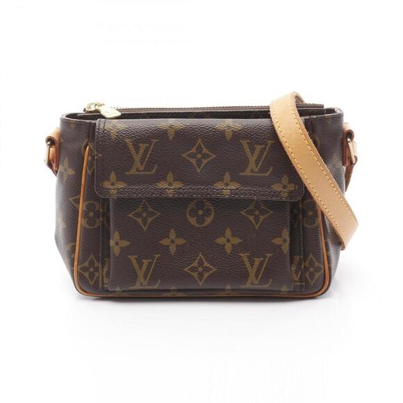 LOUIS VUITTON Brown Monogram Leather Shoulder Bag - Picture 1 of 9